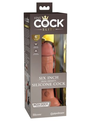 6 Inch 2Density Silicone Cock - image 2